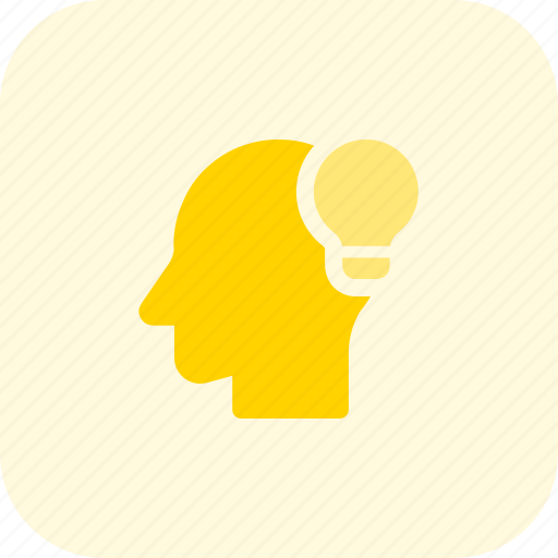 Head, lamp, business, marketing icon - Download on Iconfinder