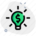 lamp, money, business, marketing