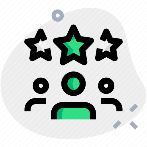 Three, star, people, business icon - Download on Iconfinder