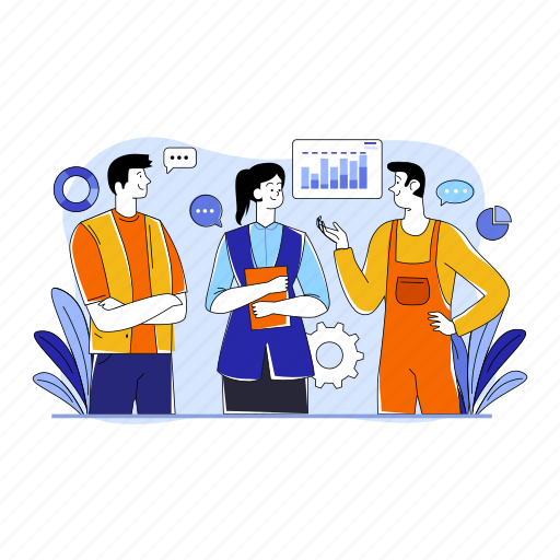 Business, product, work, teamwork, technology, management, promotion illustration - Download on Iconfinder
