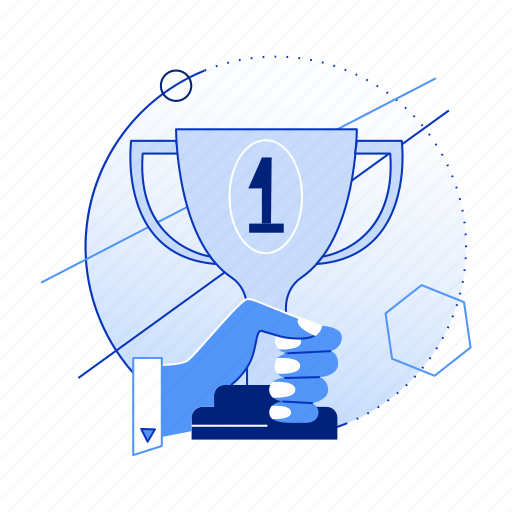 Business, leader, cup, trophy, award, finance, prize illustration - Download on Iconfinder