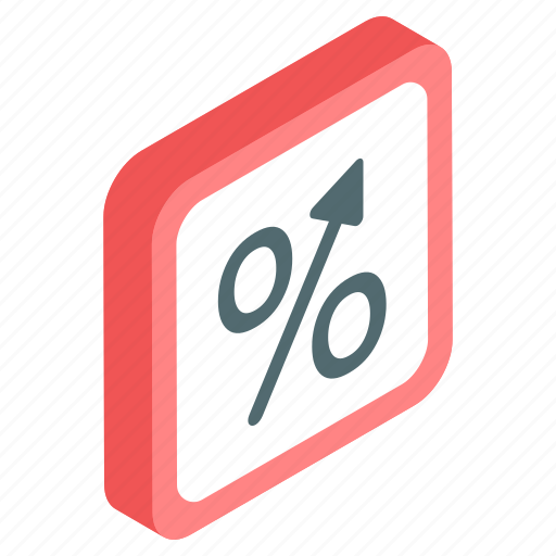 High rate, high discount, high percentage, high ratio, discount growth icon - Download on Iconfinder