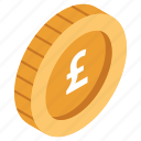 pound coin, money, finance, wealth, cash