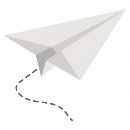Paper plane, folded paper, send message, send mail, plane icon - Download on Iconfinder