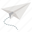 paper plane, folded paper, send message, send mail, plane 