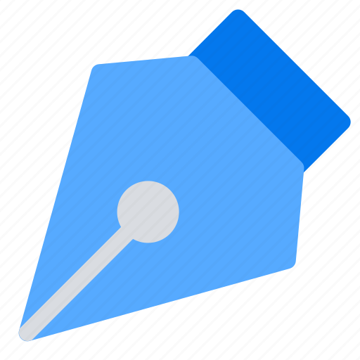 1, pen, nib, straight, fill, writing icon - Download on Iconfinder
