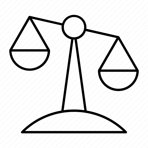 1, scale, unbalanced, justice, judge, law icon - Download on Iconfinder
