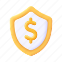 shield, protect, dollar, finance, secure, currency, security 