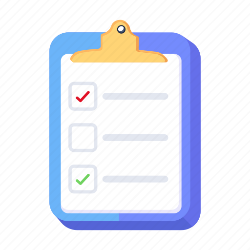 Checklist, task list, to do, survey report, survey list icon - Download on Iconfinder
