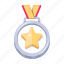 star medal, award, reward, achievement, prize 