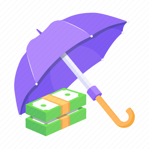 Money insurance, money protection, financial protection, money security, cash insurance icon - Download on Iconfinder