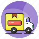 delivery, truck, van, conveyance, transport, cargo, vehicle
