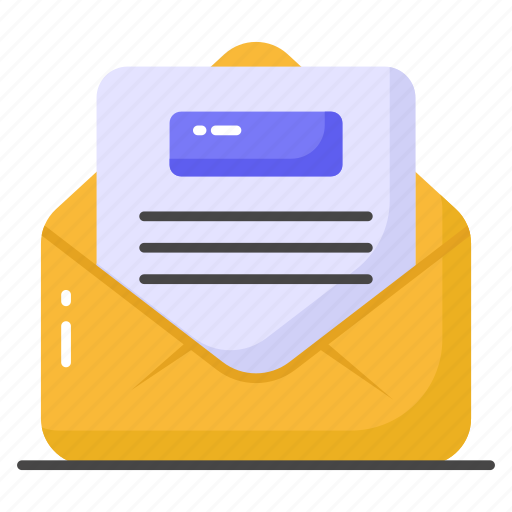 Letter, mail, email, document, message, communication, correspondence icon - Download on Iconfinder