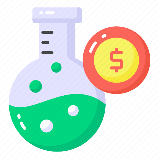 Financial, research, alchemy, experiment, flask, chemical, economic icon - Download on Iconfinder