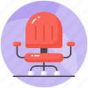 office, chair, interior, armchair, furniture, swivel, seat