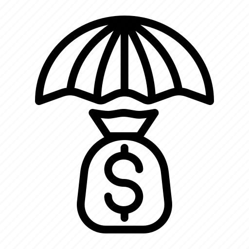 Insurance, safety, umbrella, money, dollar, business, currency icon - Download on Iconfinder