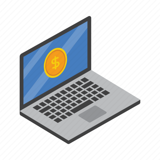 Laptop, dollar, pay, online, money icon - Download on Iconfinder