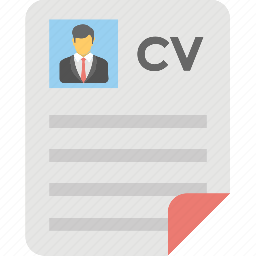 Curriculum vitae, cv, job profile, personal informations, resume icon - Download on Iconfinder