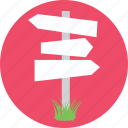 directional arrows, directions, fingerpost, guidepost, signpost