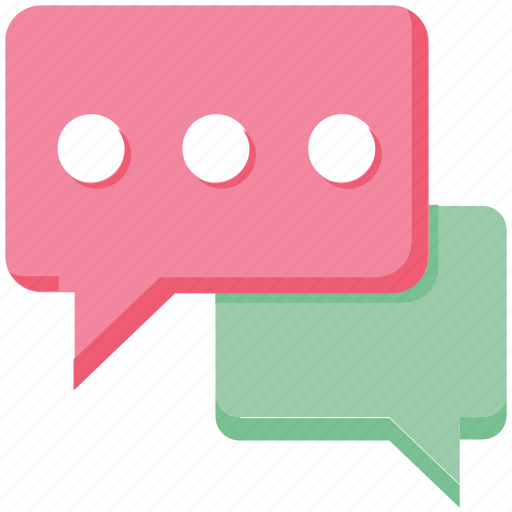 Bubbles, chatting, comments, conversation, messages, talking icon - Download on Iconfinder