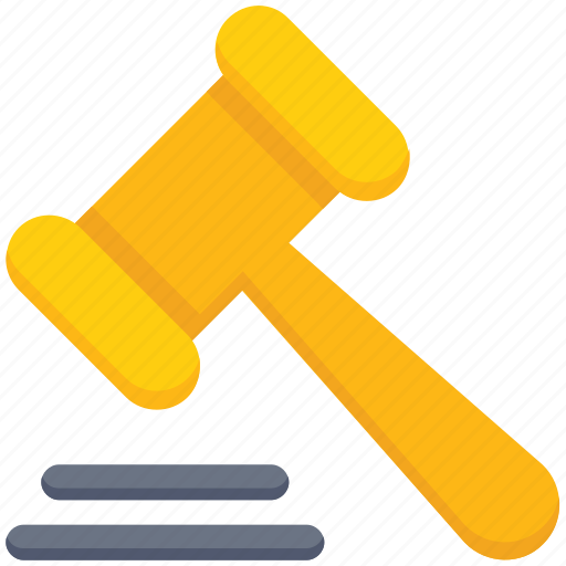 Auction, court, gravel, hammer, law, legal icon - Download on Iconfinder