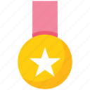 award, medal, prize, ribbon, top
