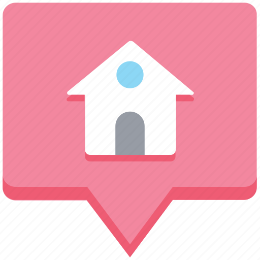 Advising, house, message, property, property talk, talk icon - Download on Iconfinder
