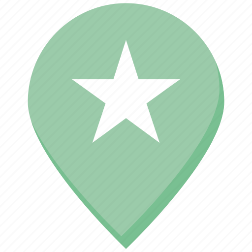 Geo, gps, location, map, navigation, pin, star icon - Download on Iconfinder