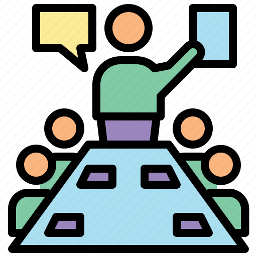 Discussion, meeting, mediation, talking, communications icon - Download on Iconfinder