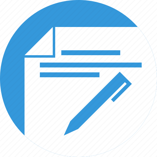 Blogging, write, write down, document, edit, pen, writing icon - Download on Iconfinder