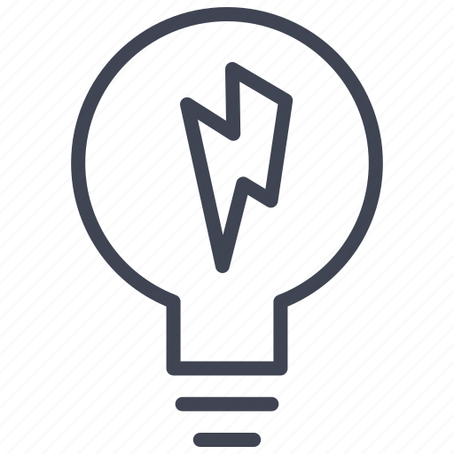 Bolt, idea, lightening, bulb, business, light, lightning icon - Download on Iconfinder