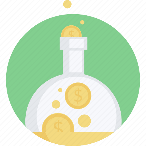 Banking, finance, investment, make, money, round icon - Download on Iconfinder