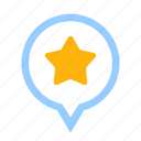 bookmark, business, favorite, financial, location, position, star