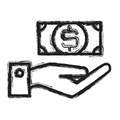 Business, hand, money, on icon - Free download on Iconfinder