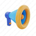 megaphone, speaker, marketing, loudspeaker, promotion, announcement, sound, advertising, advertisement 