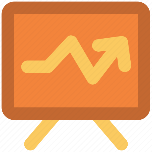 Chart, decreasing, diagram, graph board, loss, presentation chart icon - Download on Iconfinder