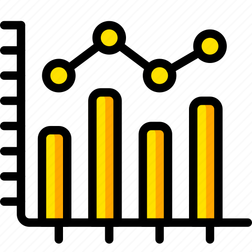 Business, chart, graph, stats, table, yellow icon - Download on Iconfinder
