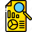 business, document, file, find, graph, search, yellow 