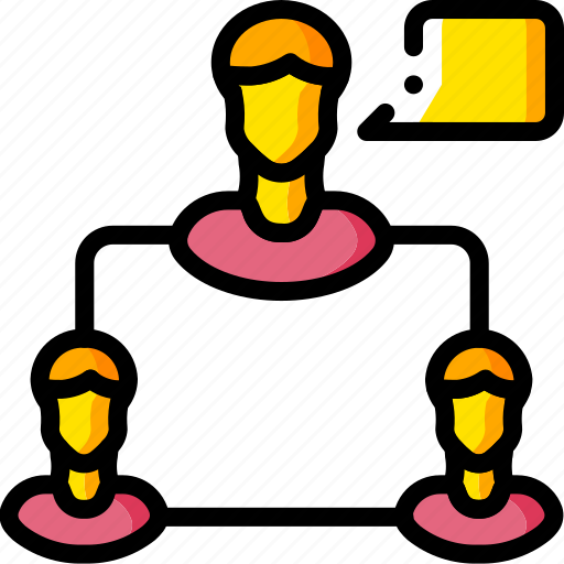 Business, chat, group, user, yellow icon - Download on Iconfinder