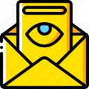 business, email, mail, read, viewed, yellow