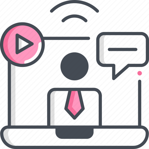 Webinar, chat, conversation, speak icon - Download on Iconfinder