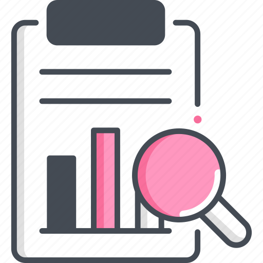 Audit, search, analysis, investigation, magnifying glass icon - Download on Iconfinder