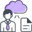cloud storage, cloud computing, cloud, server, data 