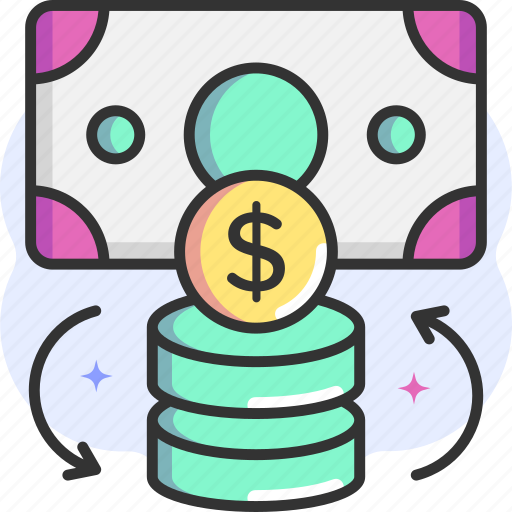 Cash flow, money flow, invest, cycle, dollar icon - Download on Iconfinder