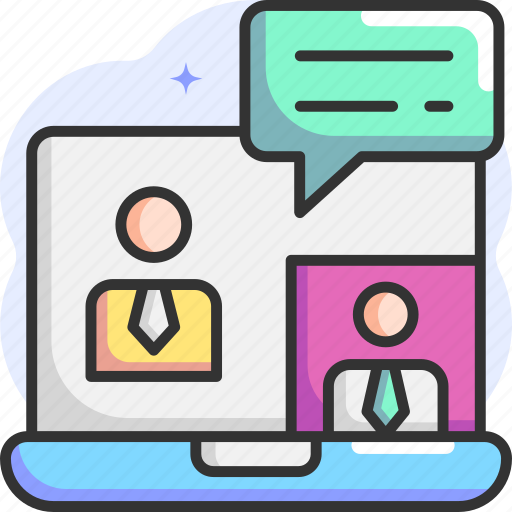 Video call, video, interview, chat, video conference icon - Download on Iconfinder