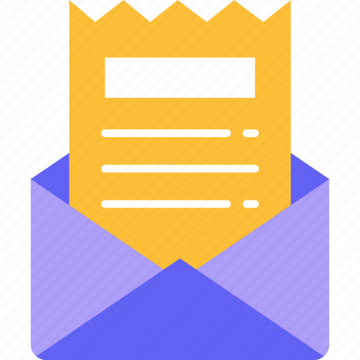 Newsletter, email, page, communications, information icon - Download on Iconfinder