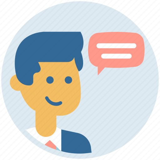 Business chat, chat bubble, communication, help center, help line icon - Download on Iconfinder