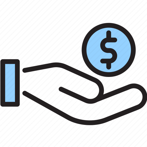 Dollar, giving, hand, money, moneyhand icon - Download on Iconfinder