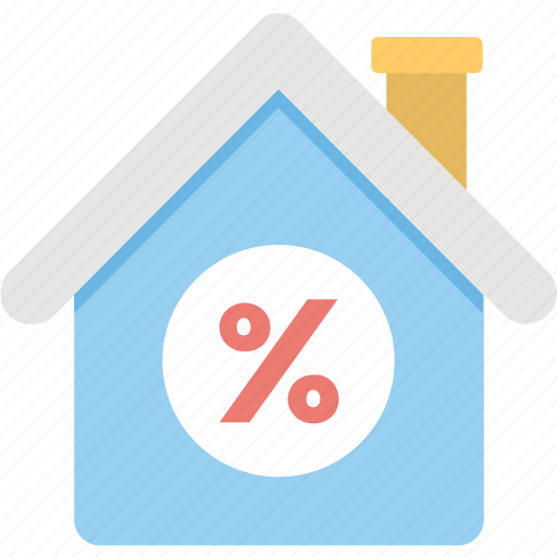 Home loan, housing, mortgage rates, property, real estate icon - Download on Iconfinder