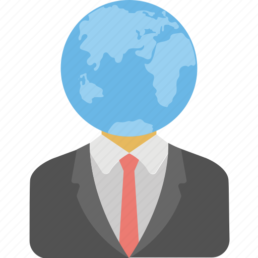 Global businessman, global employee, international investor, internet user, online business icon - Download on Iconfinder